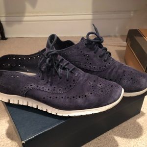 Cole Haan suede Oxfords